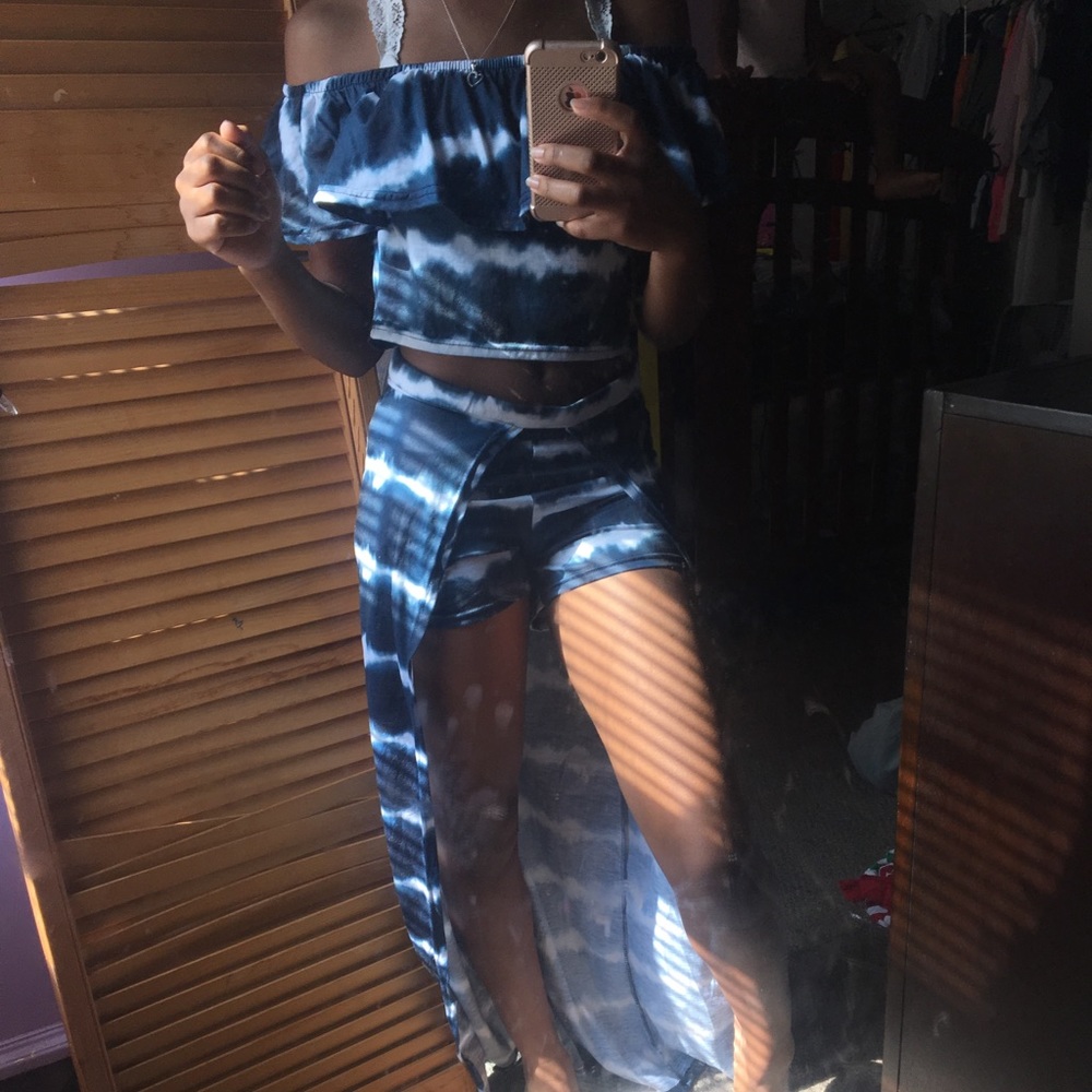 two piece tie dye set 🦋